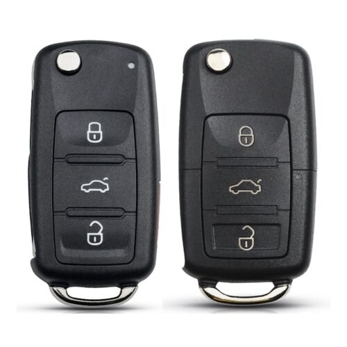 Bilnøglehus til VW / Skoda - 3-knapper