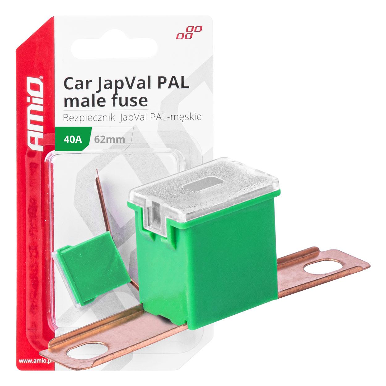 PAL han-sikring 62mm 40A – Bøjet type