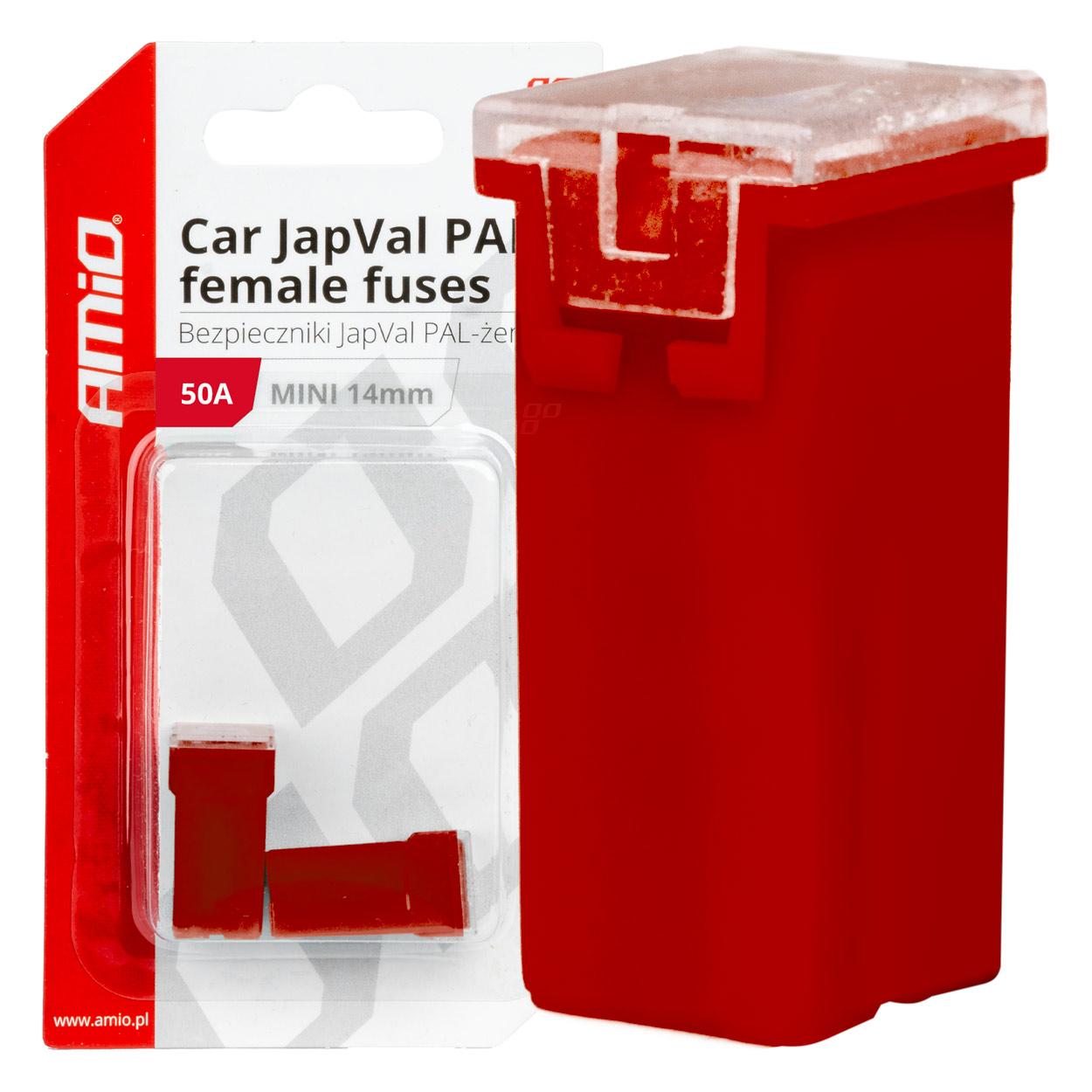 Car JapVal PAL hun-sikringer 50A (2 stk)