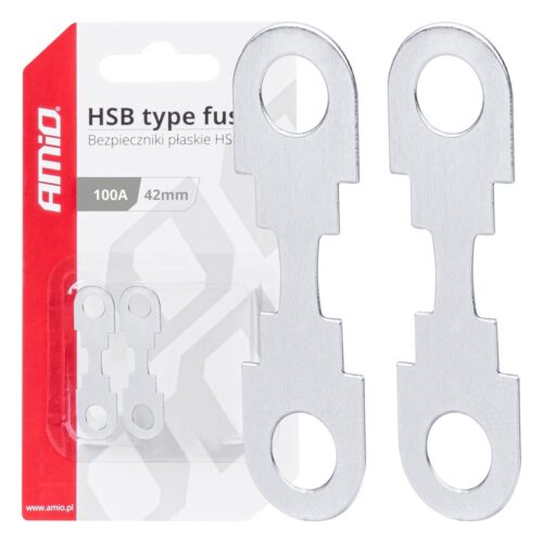 Sikringsskinne HSB 42 mm 100A – 2 stk.