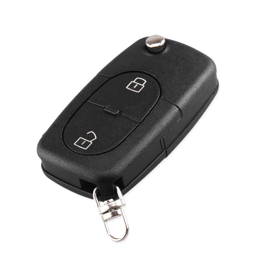 Bilnøglehus til Audi Flip v2- 2 knapper - Billede 3