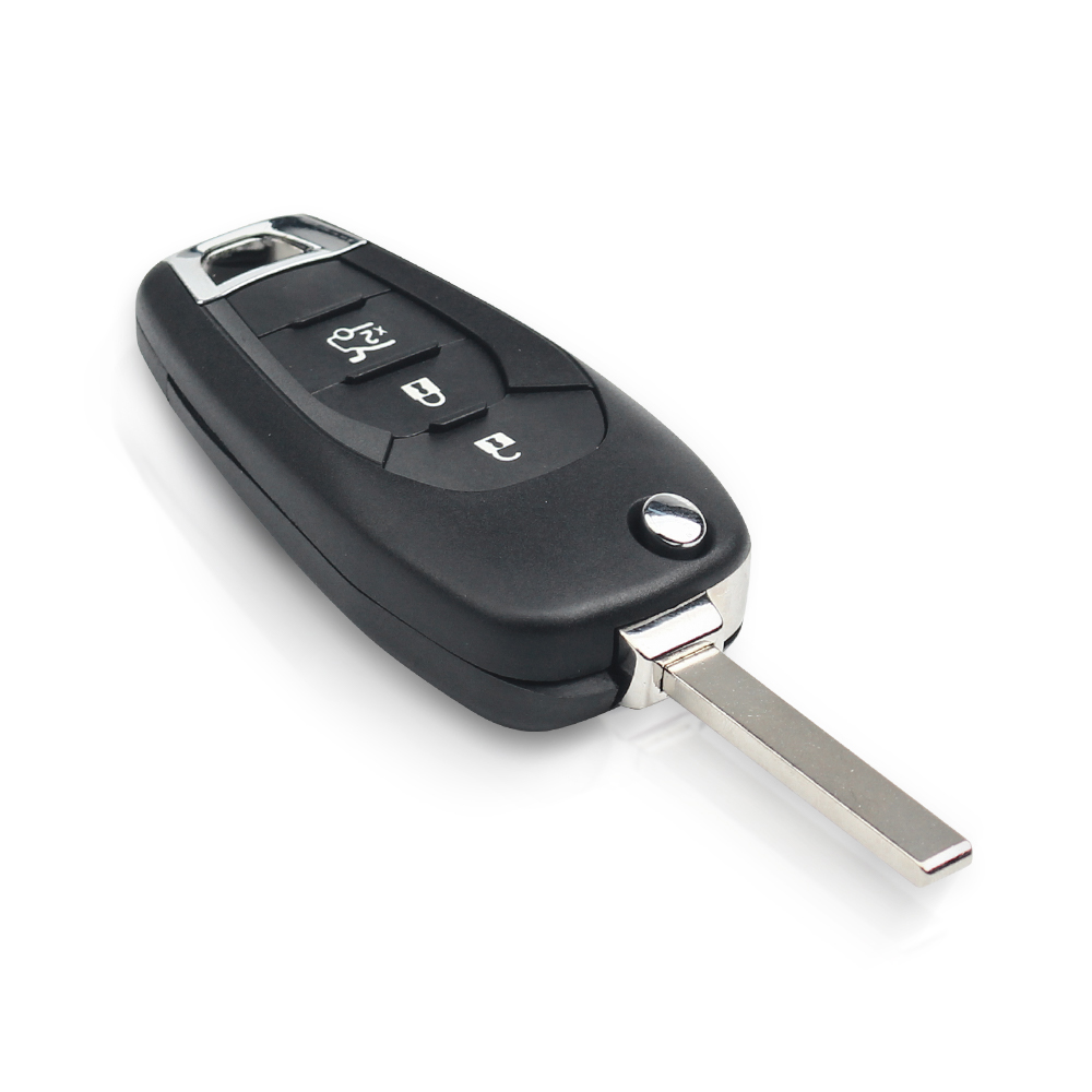 Bilnøglehus til Chevrolet Flip (211021) - 3 Knapper - Billede 4