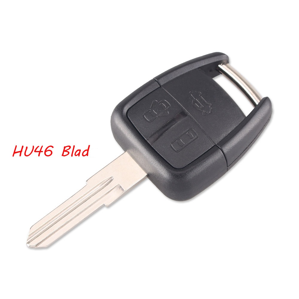 Bilnøglehus til Chevrolet / Opel (211010) - 3 Knapper - Billede 3