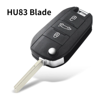 Bilnøglehus til Citroen / Peugeot (41026) - 3-Knapper - Billede 3