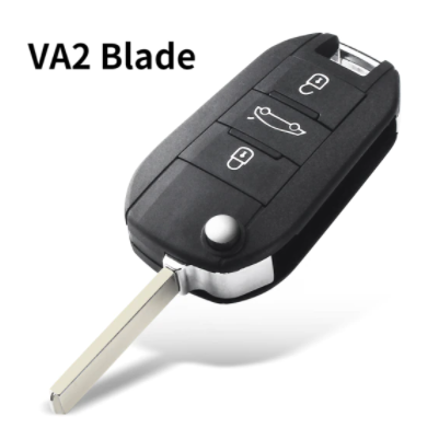 Bilnøglehus til Citroen / Peugeot (41026) - 3-Knapper - Billede 5
