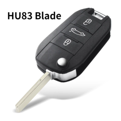 Bilnøglehus til Citroen / Peugeot (41026) - 3-Knapper - Billede 7