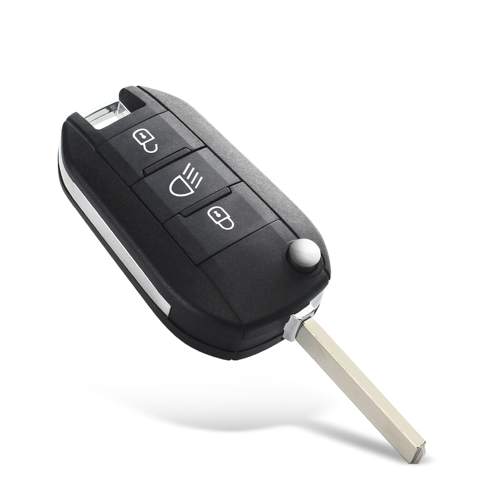 Bilnøglehus til Citroen / Peugeot (41026) - 3-Knapper - Billede 8