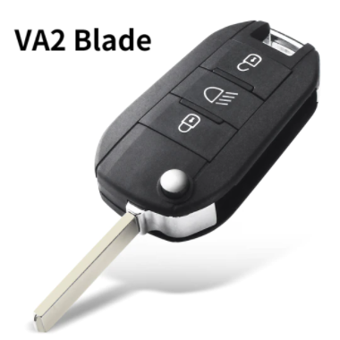 Bilnøglehus til Citroen / Peugeot (41026) - 3-Knapper - Billede 9