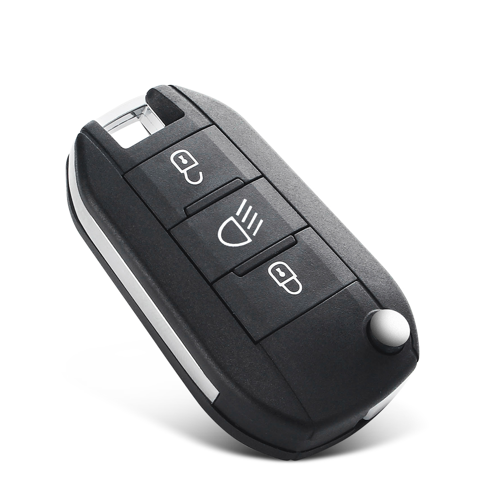 Bilnøglehus til Citroen / Peugeot (41026) - 3-Knapper - Billede 2