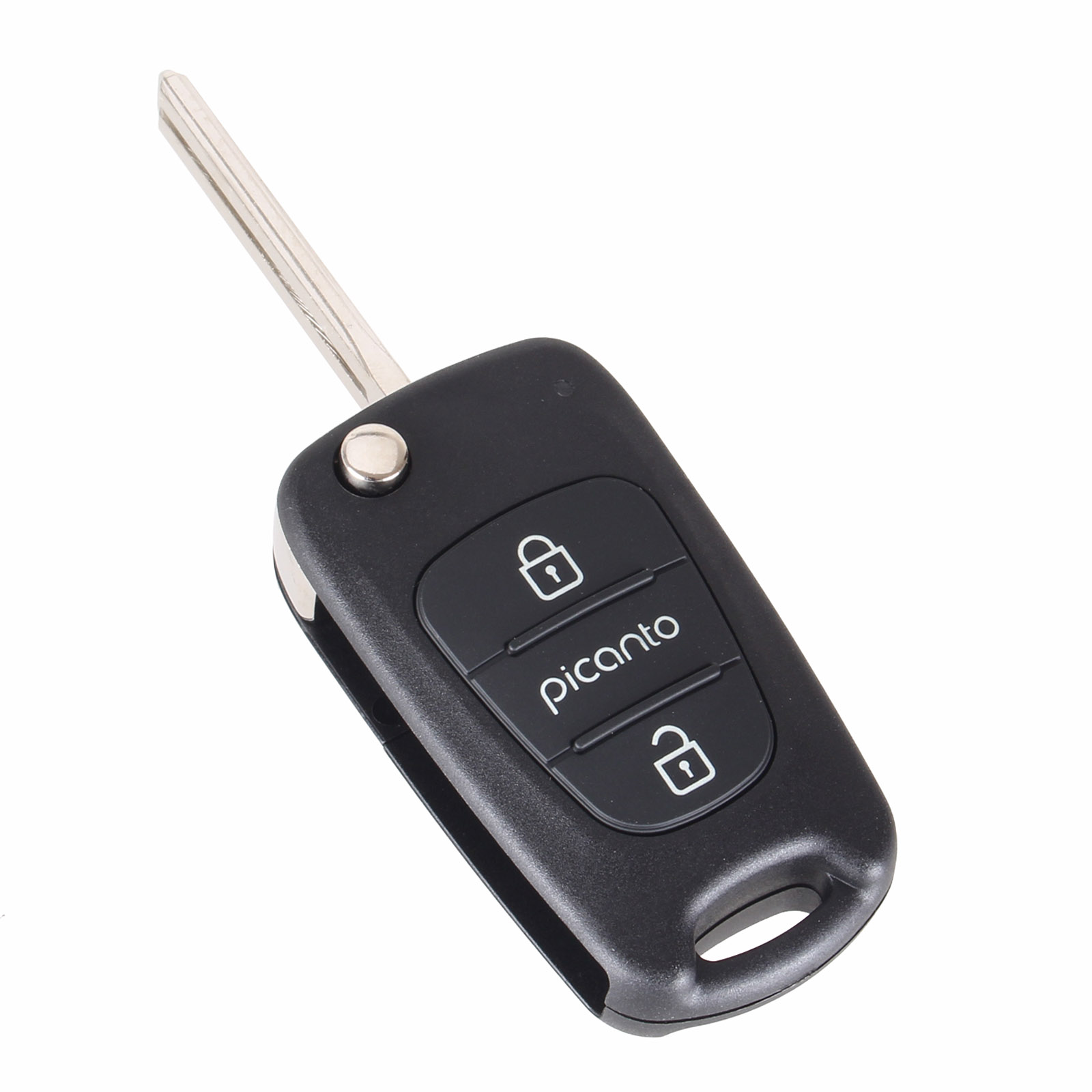 Bilnøglehus til Kia Picanto - 2/3-Knapper - Billede 4