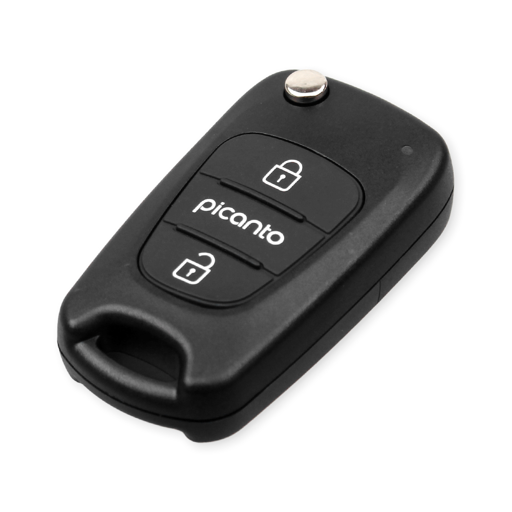 Bilnøglehus til Kia Picanto - 2/3-Knapper - Billede 5