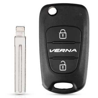 Bilnøglehus til Hyundai Verna - 2/3-Knapper
