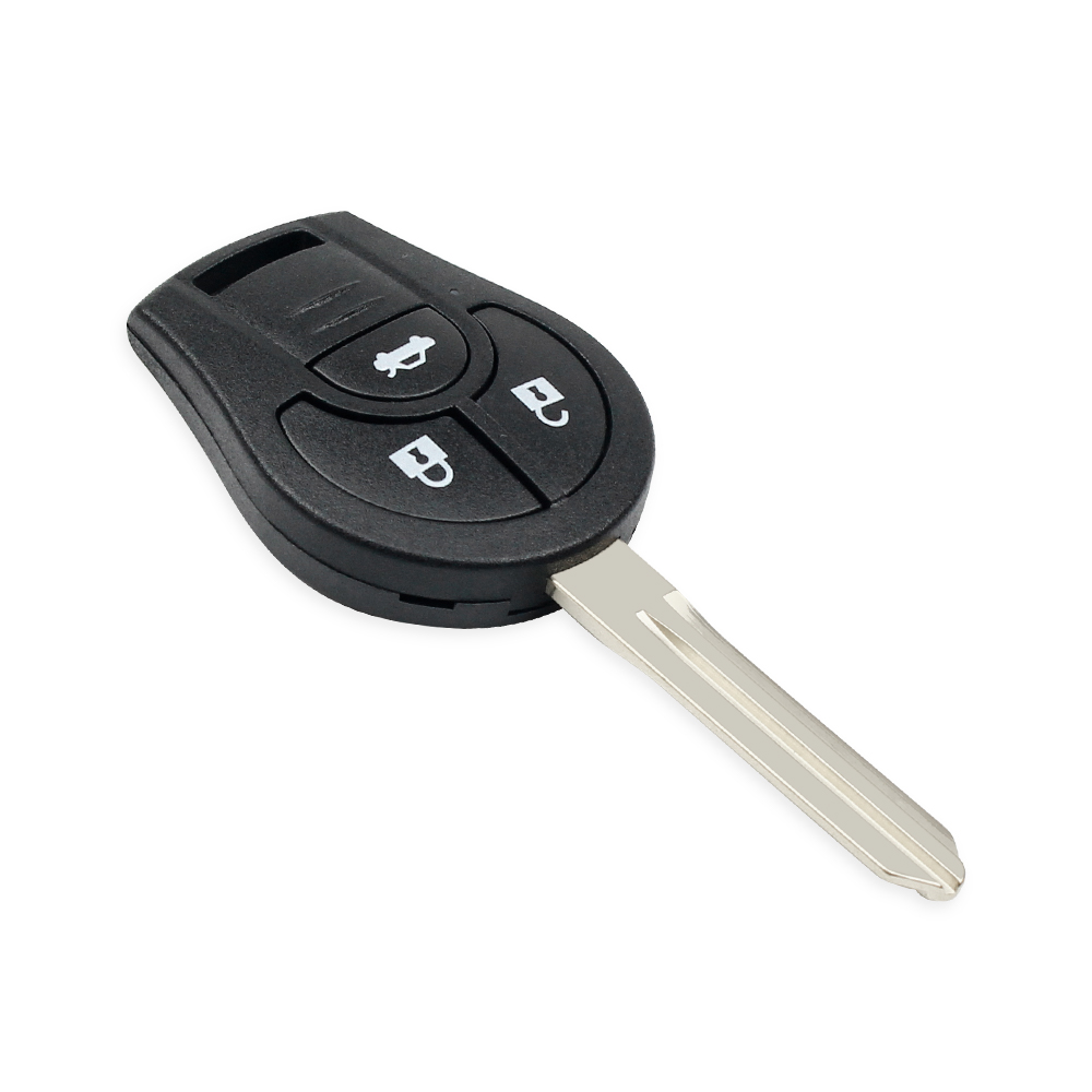 Bilnøglehus til Nissan m. nøgle (36012) - 3 knapper - Billede 3
