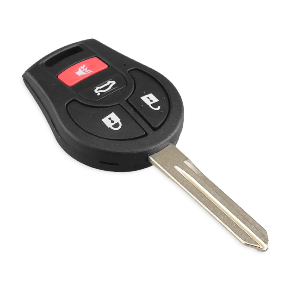 Bilnøglehus til Nissan m. nøgle (36008) - 4 knapper - Billede 2