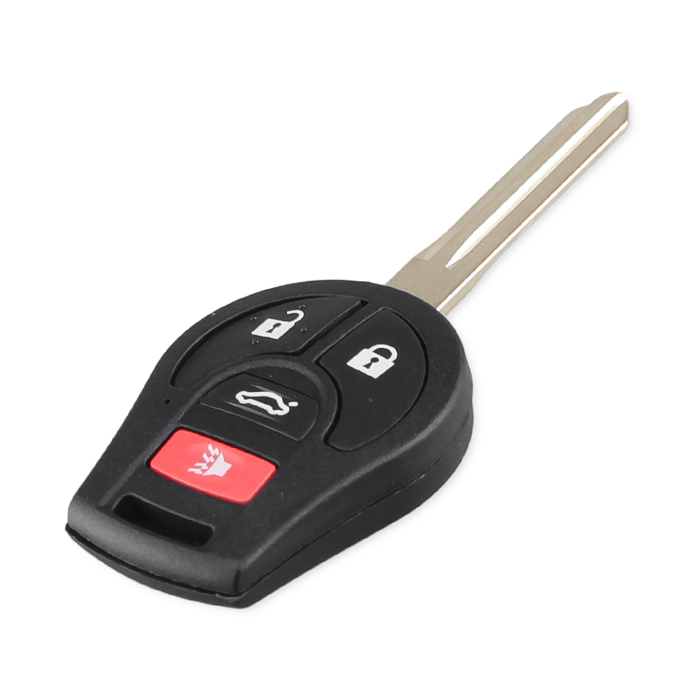 Bilnøglehus til Nissan m. nøgle (36008) - 4 knapper - Billede 7