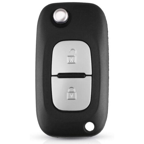Bilnøglehus til Renault v1- 2 Knapper