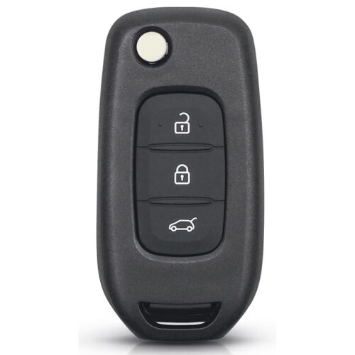 Bilnøglehus til Renault v7 - 3 knapper