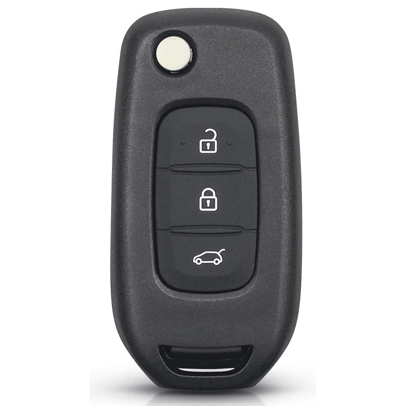 Bilnøglehus til Renault v7 - 3 knapper