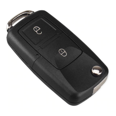 Bilnøglehus til VW Flip (2130) - 2 knapper