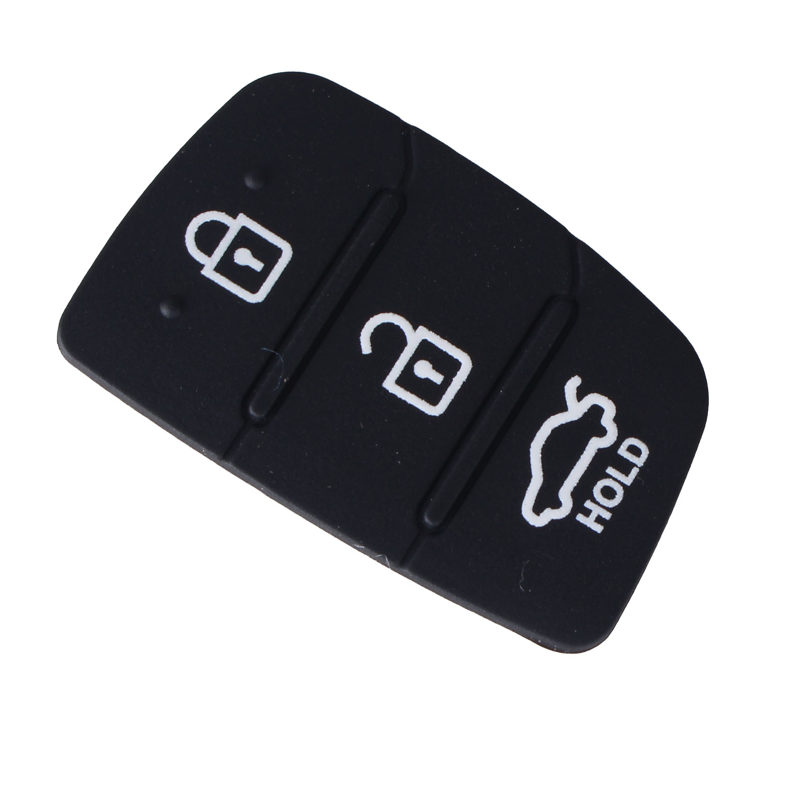 Gummiknapper til Hyundai (HOLD) - 3-knapper - Billede 3