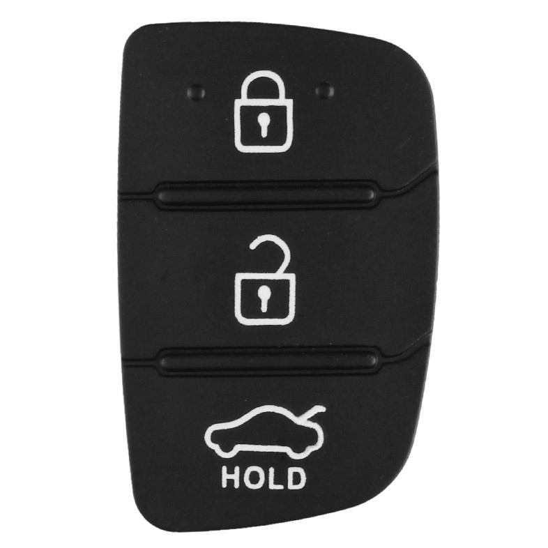 Gummiknapper til Hyundai (HOLD) - 3-knapper