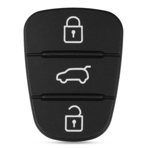 Gummiknapper til Kia / Hyundai - 3-knapper