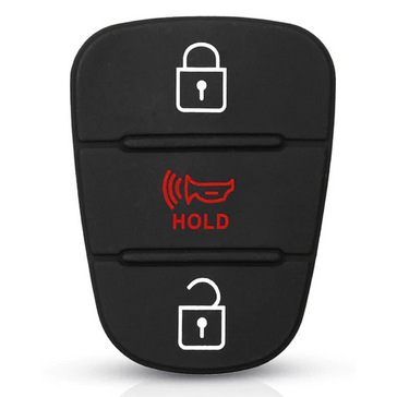 Gummiknapper til Kia / Hyundai Hold.Horn - 3-knapper