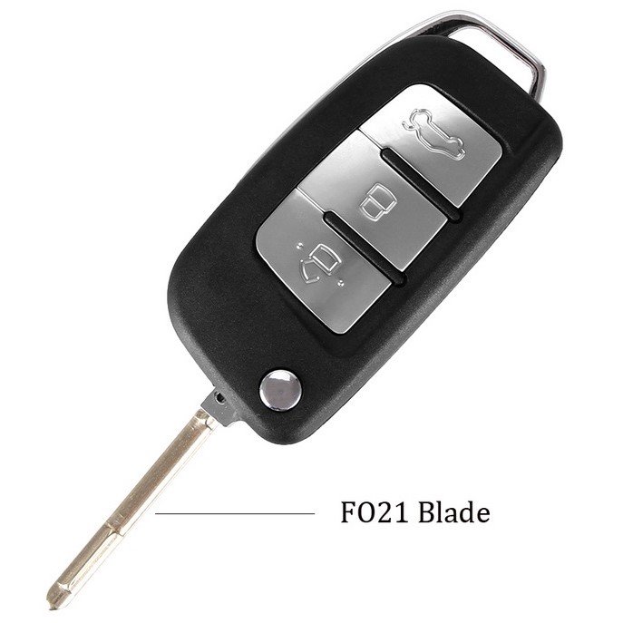Bilnøglehus til Ford (1109) FO21 / HU101 - 3-Knapper - Billede 4