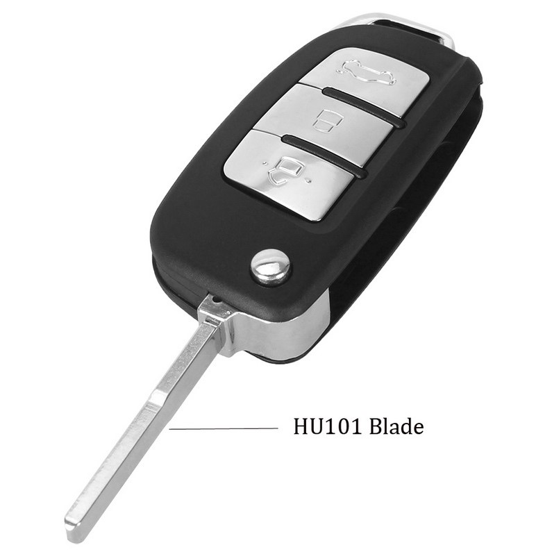 Bilnøglehus til Ford (1109) FO21 / HU101 - 3-Knapper - Billede 6