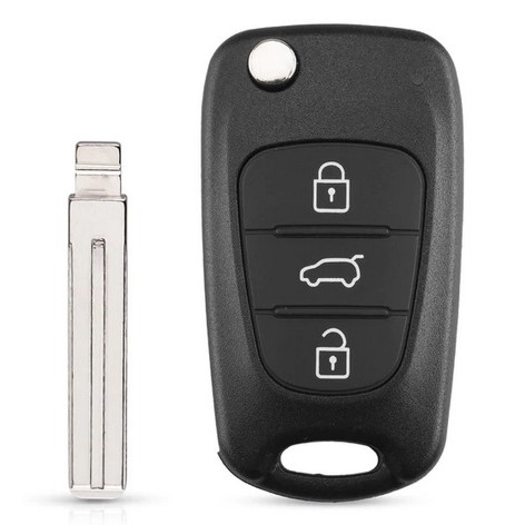 Bilnøglehus til Hyundai / Kia med 3-Knapper