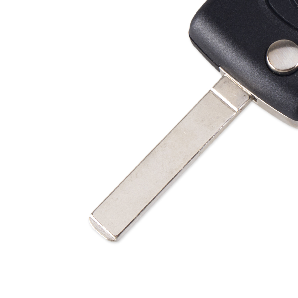 Bilnøglehus til Peugeot / Citroen / Fiat Flip med 2 knapper - Billede 2