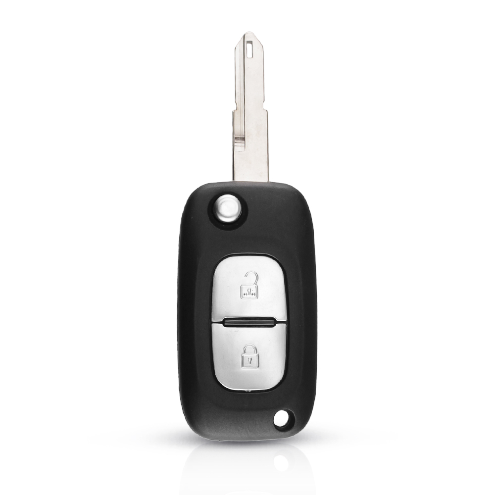 Bilnøglehus til Renault v1- 2 Knapper - Billede 4