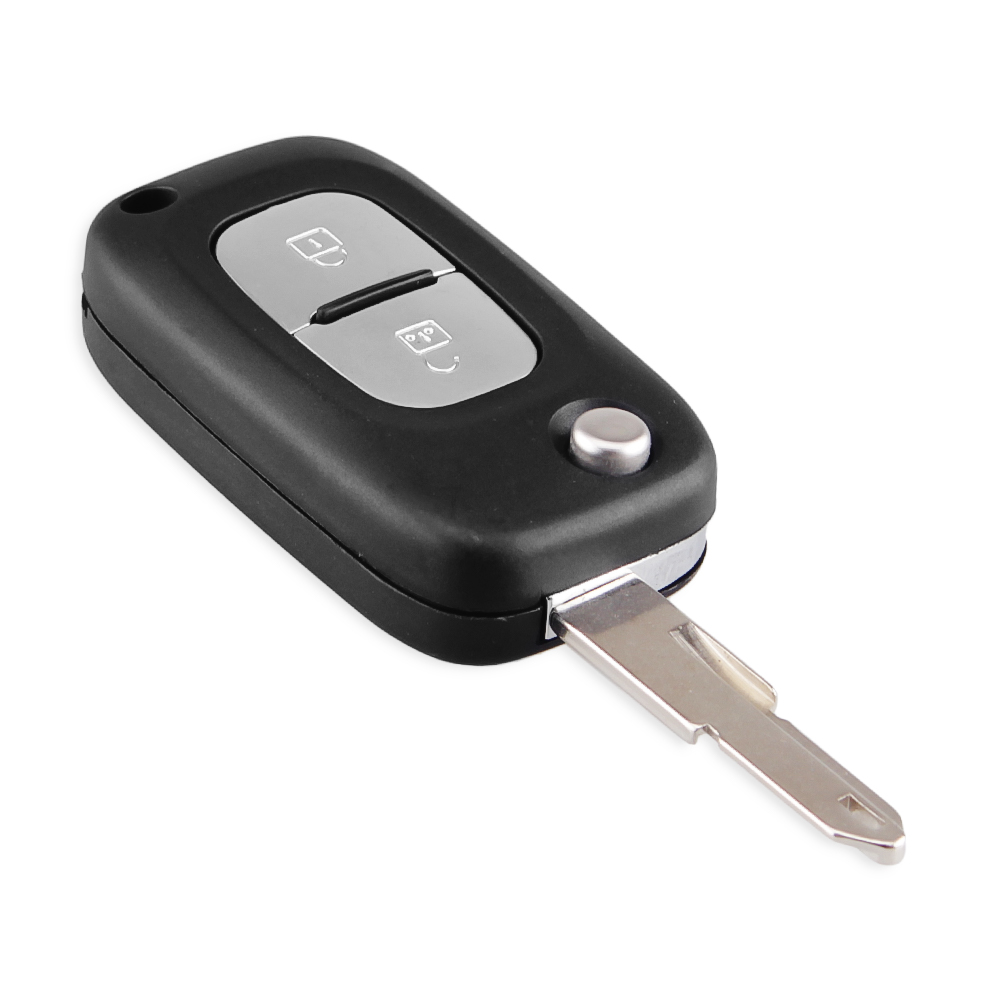 Bilnøglehus til Renault v1- 2 Knapper - Billede 2