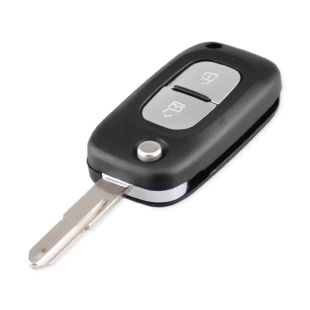 Bilnøglehus til Renault v1- 2 Knapper - Billede 3