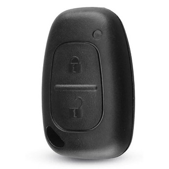 Bilnøglehus til Renault v2 Hus - 2 Knapper - Billede 2