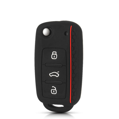Carbon Silikone Etui VW (2105-v1) - 3 knapper