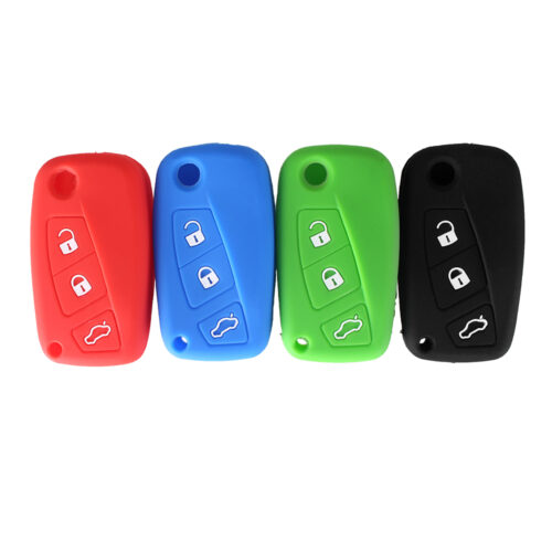 Silikone Etui til Fiat - 3 Knapper