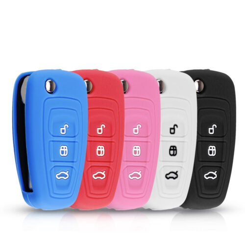 Silikone Etui til Ford - 3 Knapper (Kopier)