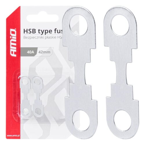 Sikringsskinne HSB 42 mm 40A – 2 stk.