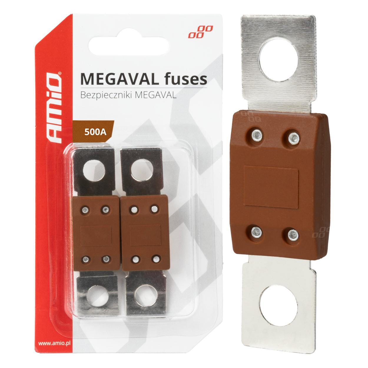 MEGAVAL bilsikringer 500A – 2 stk.